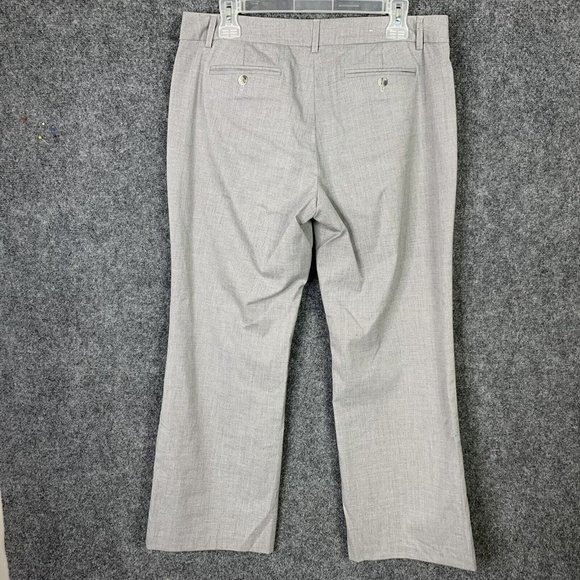 Dalia Collection Dress Pants Women 10 Petite Modern Fit Light Gray - Picture 7 of 9